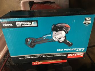 18v Brushless Makita Grinder New Tool Only