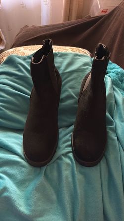 Forever black boots  size 10
