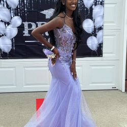 jovani 00 lavender dress