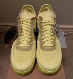 NIKE X OFF-WHITE The 10: Air Force 1 Low 'off-white Volt' Shoes in