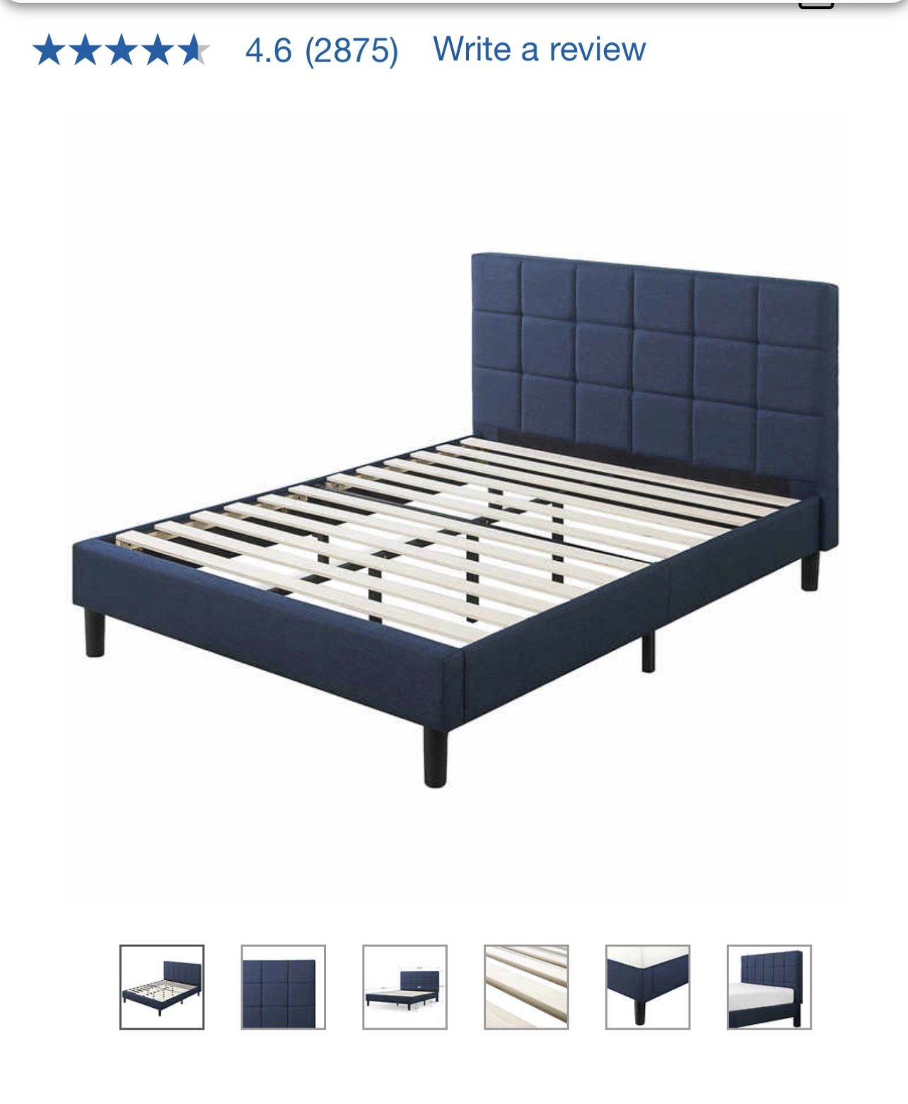 Brand New Queen Platform Bed From Costco