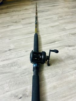 ProSabre 7ft 30-60lb fishing rod with shimano TLD 15 fishing reel combo $130