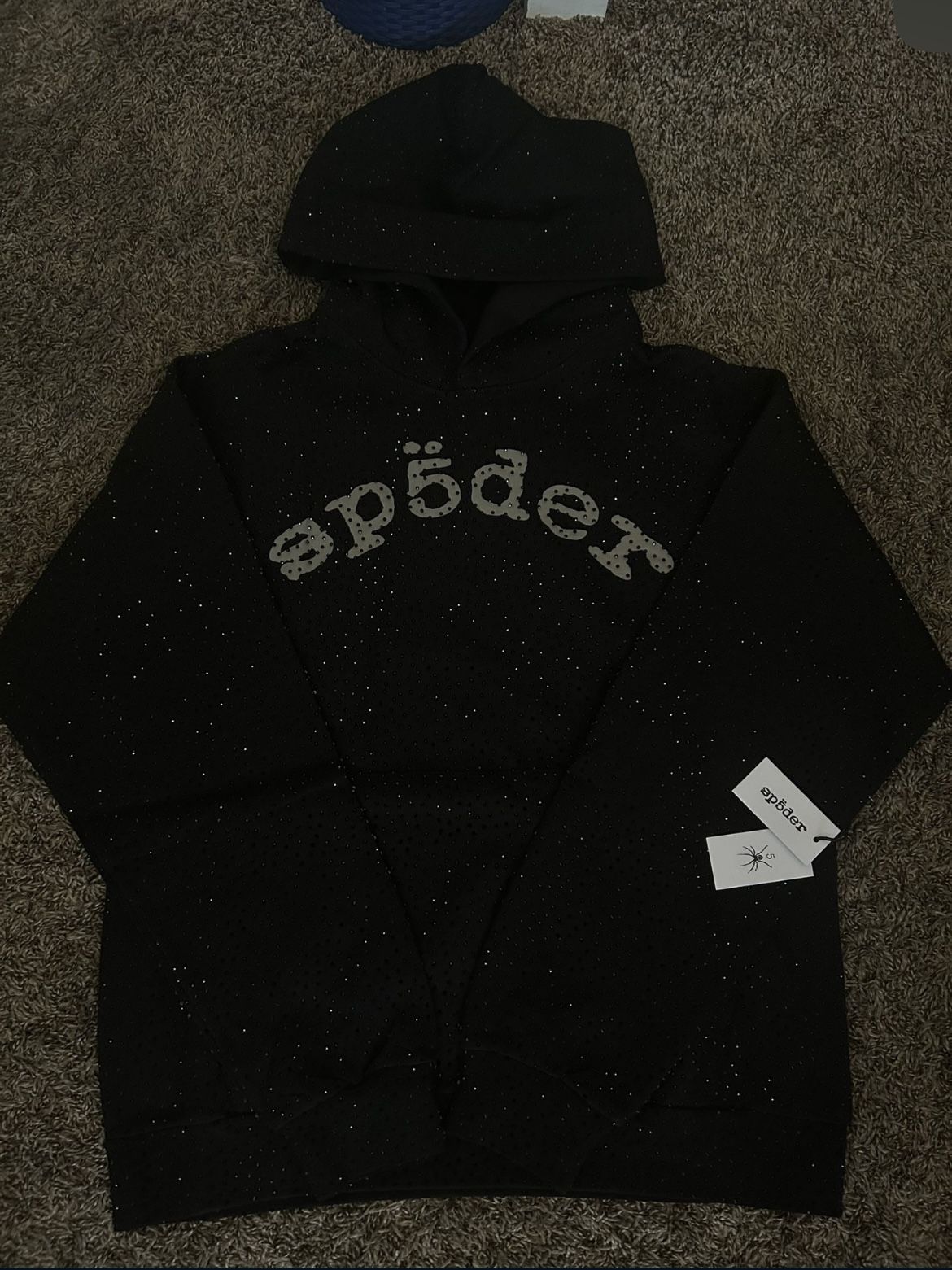 Black Vvs Spider Hoodie