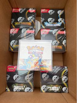 Sealed Pokemon Booster Boxes, PKC ETBS, Bundles, and more