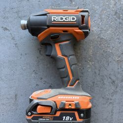 18V Ridgid Impact and Drill