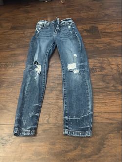 Ultra high rise, ankle skinny