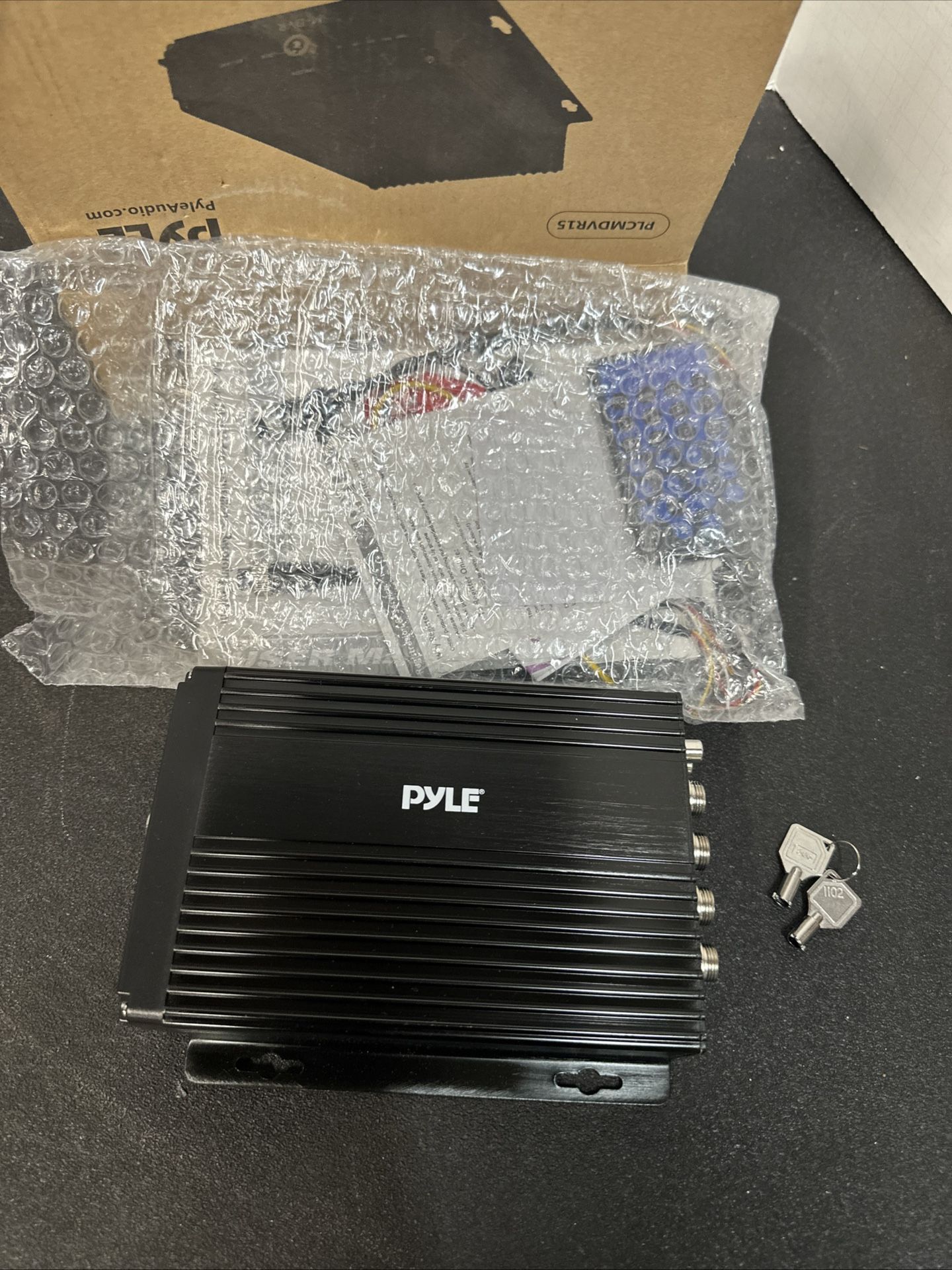Pyle Audio 4CH DVR Recording Box DC 12-24V PLCMDVR15 READ #G1
