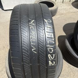 265/40r22 USED TIRES MICHELIN FOR SALE SET OF 2 TIRES $120 WITH INSTALLED CASH PRICE 