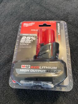 Milwaukee m12 5.0ah battery