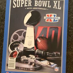 Super Bowl XL game Program Steelers Seahawks