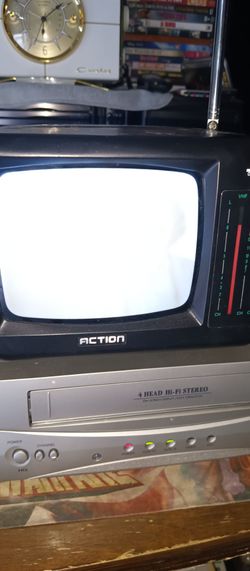 For sale Black and white Action 7 inch portable TV, please see pictures for more details