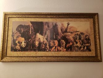 Big Animal picture frame 2