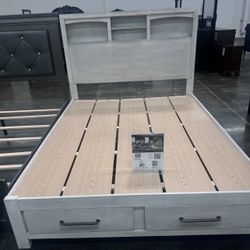 Cama Queen Size Nueva En Su Caja Incluye Colchón Memory Foam 