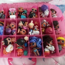 Lol DOLL Case 30+ Dolls Great Condition 