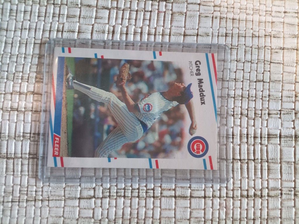 Greg Maddux Fleer 1988