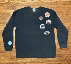 Lucky Brand “CoolMax” Patch Logo Crewneck - (Black) Men’s Large *GREAT CONDITION