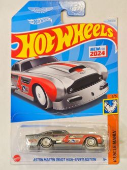 HOT WHEELS  ZAMAC . MUSCLE MANIA . ASTON MARTIN (DB4GT) HIGH SPEED EDITION.