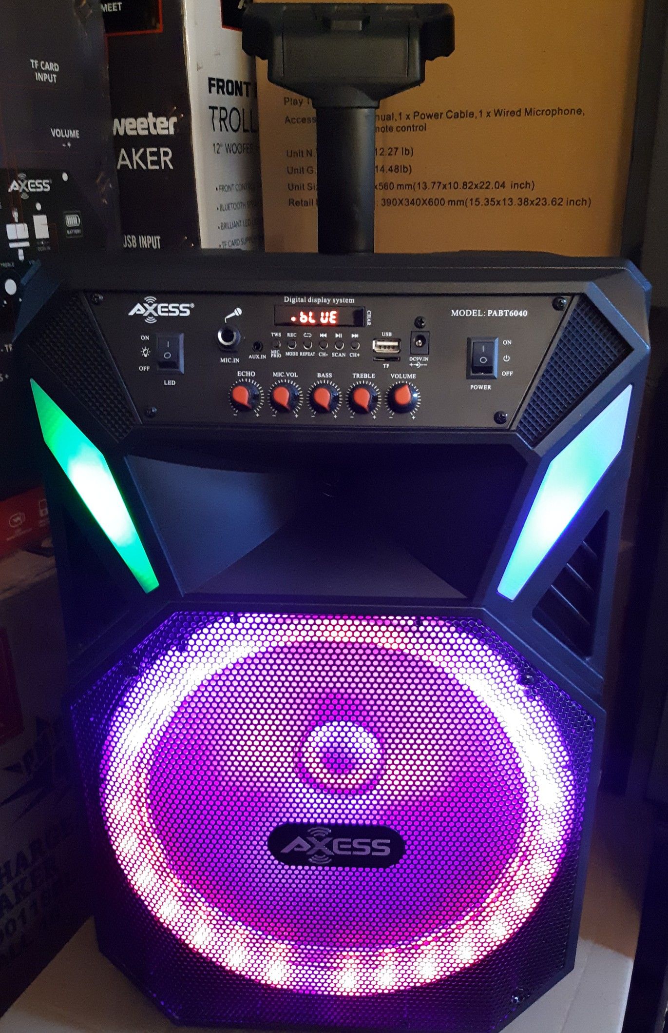 Bluetooth Karaoke speaker🔊🎵🎶🎵🎤🎈🥳