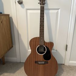 Martin X-Series Acoustic/Electric Guitar With Hard shell Case