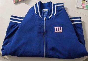 Nike NFL New York Giants Blue Bomber Jacket