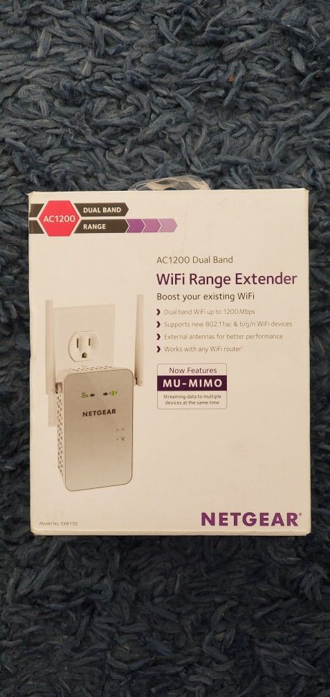 Netgear AC1200 Dual-Band WiFi Range  Extender