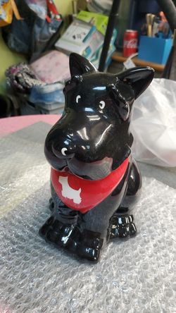 Scottish Terrier Treat Jar
