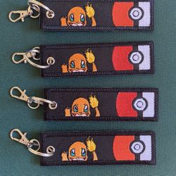 Pokémon Jet tag Keychains & Custom Embroidery 