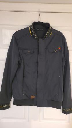 McDonalds Apparel Dark Gray Zip Up Jacket Size Medium Regular