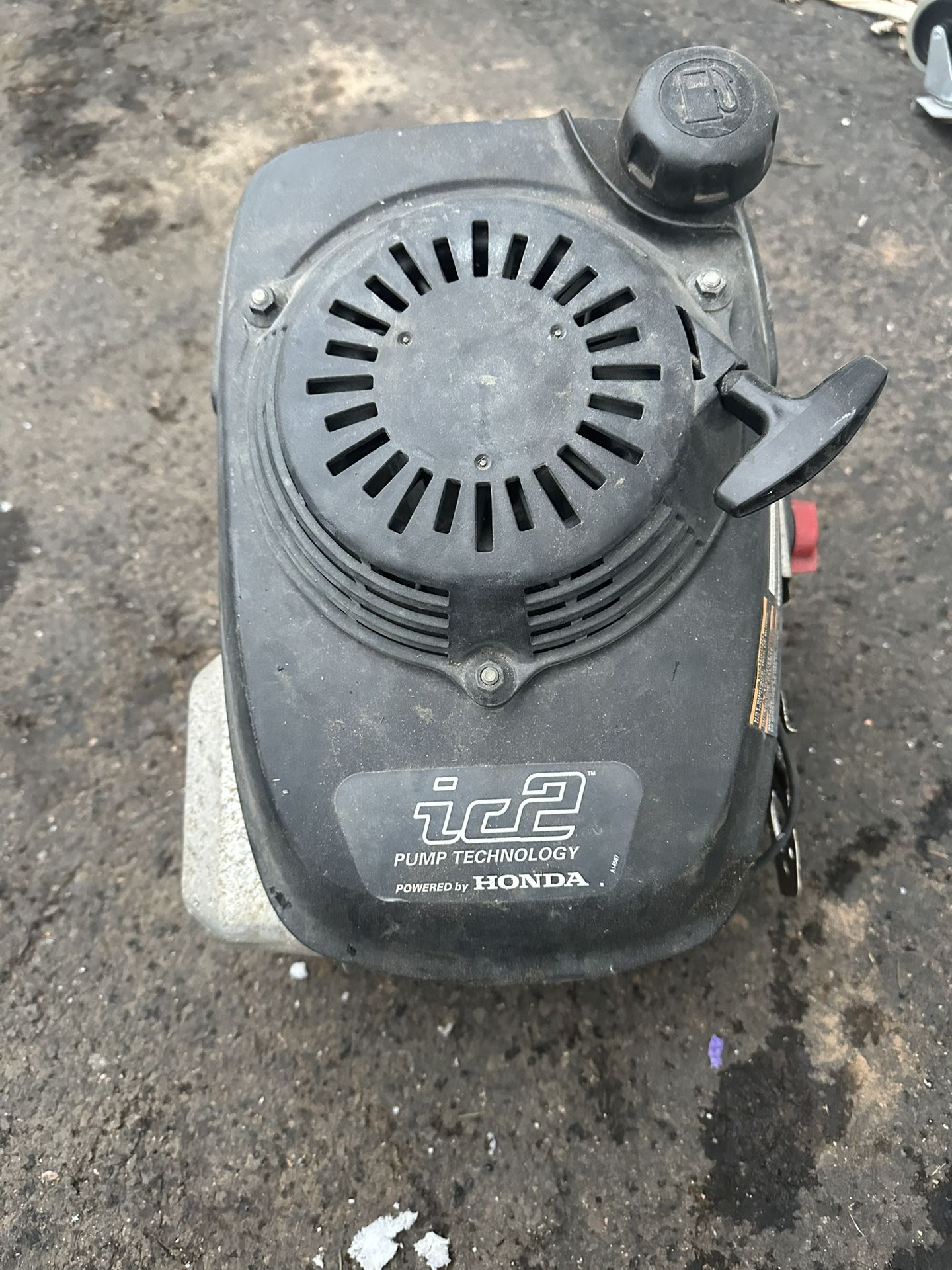 Motors Off A Power washer