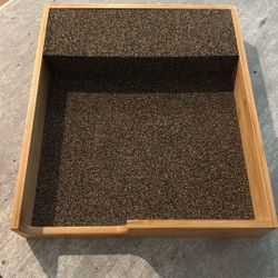 Knife drawer Organizer  With Cork And wood