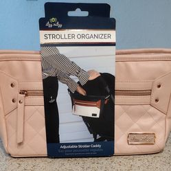 Stroller organizer adjustable new pink blush $15 cash