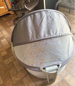 Portable Baby Bassinet with Canopy