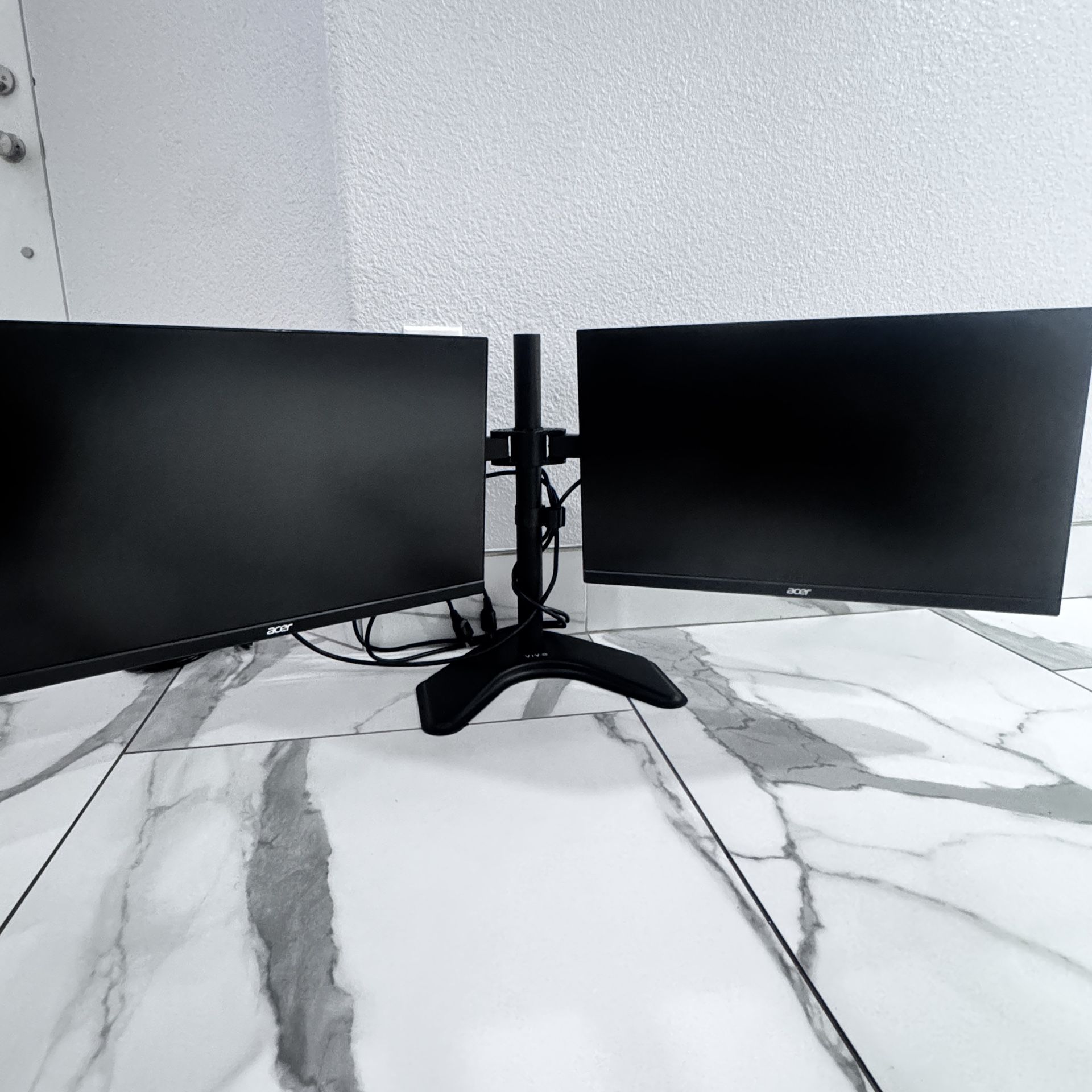 Dual Monitor Setup – $160 🖥️ Monitor Specs (Acer K242HYL) • 23.8″ Full HD (1920 x 1080), VA panel, 178° viewing angles • 60 Hz standard, up to 75