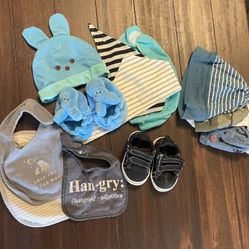 Baby Shoes And Bibs