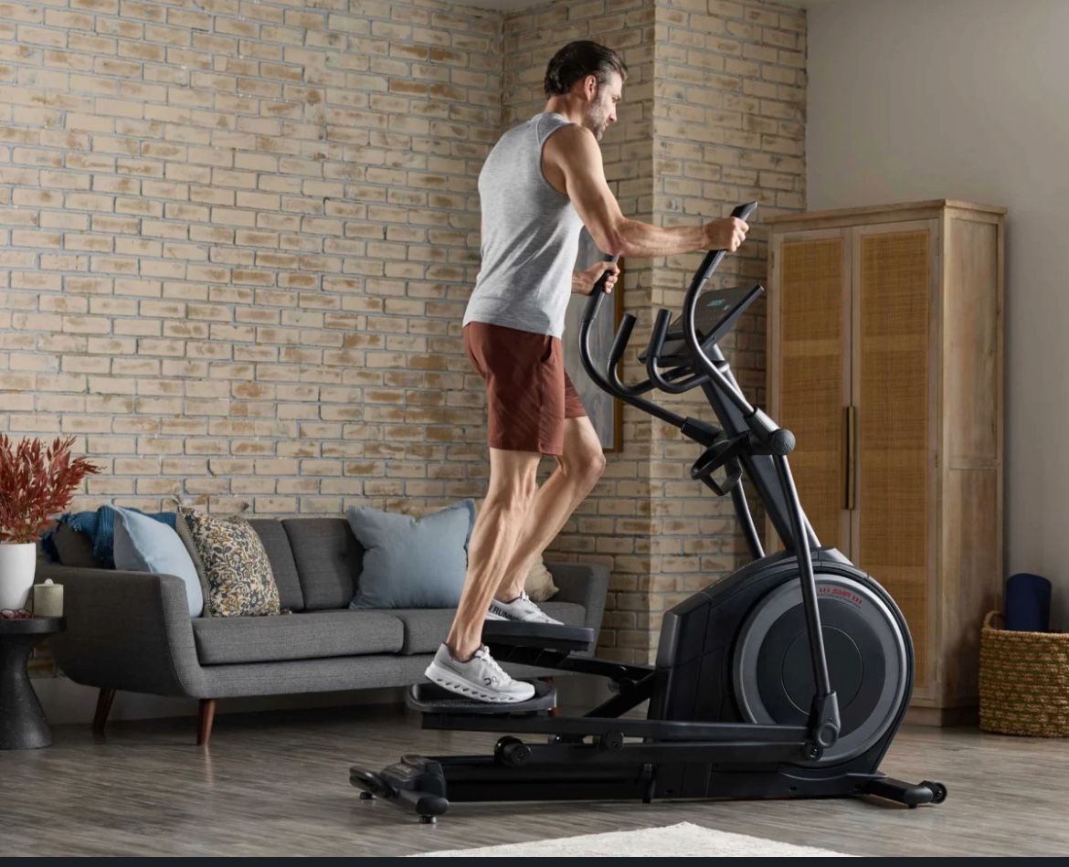 💥Great Deal💥 ProForm - Carbon EL Elliptical: 18 Resistance Levels, Device Shelf, Compact