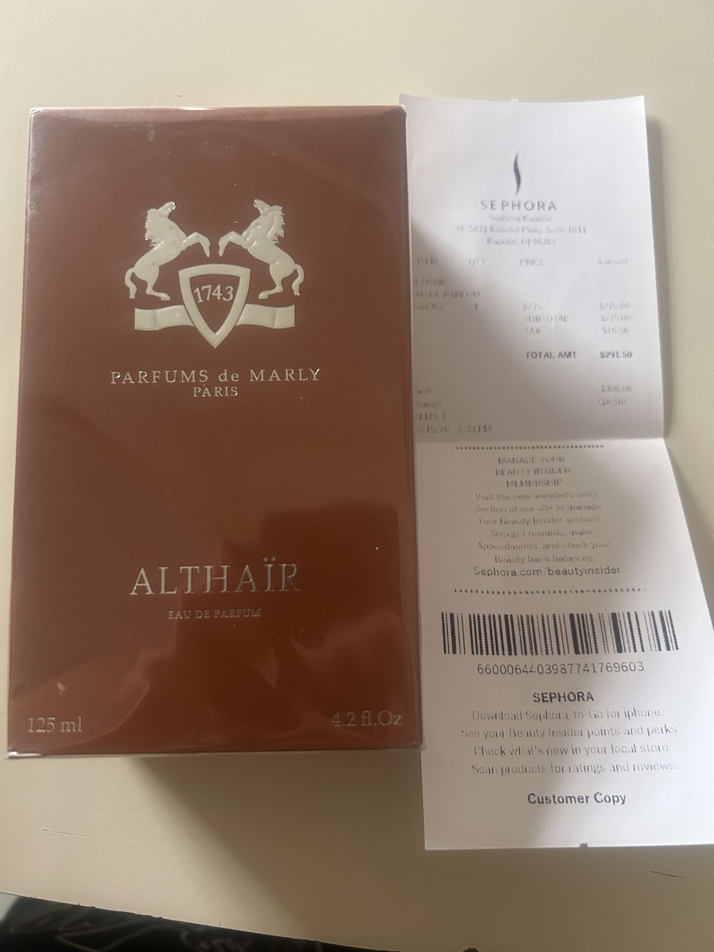 Parfum de Marly Althair