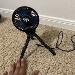 Portable Fan USB Cable For Charging 