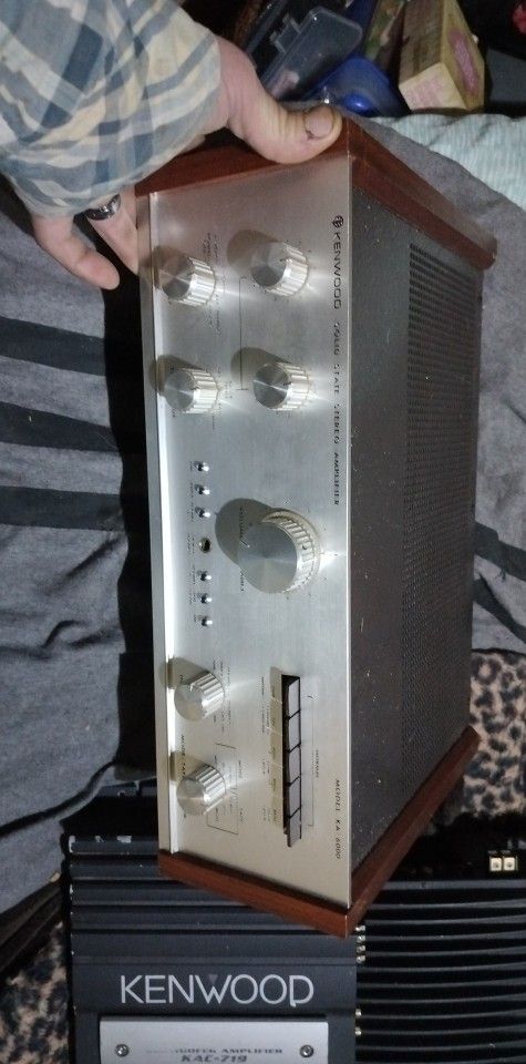 Old Kenwood KA-6000 solid State Amp