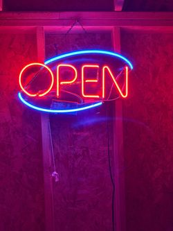 NeonPro OPEN Neon Sign