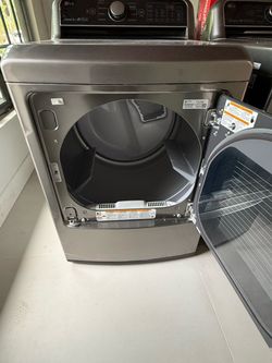 LG Sensor Dry Electric Dryer Graphite Steel