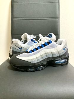 Mens 11 Nike Air Max 95 White Blue Spark-neutral grey Big Bubble 2025 IM7410-100 *Agoura Hills (READ)
