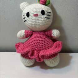 Hello Kitty Knitted Doll