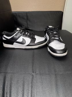 Nike low dunk black and white panda sneakers size 11