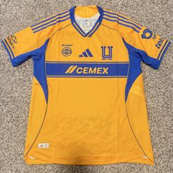 adidas Tigres UANL 25/26 Home Authentic Soccer Jersey