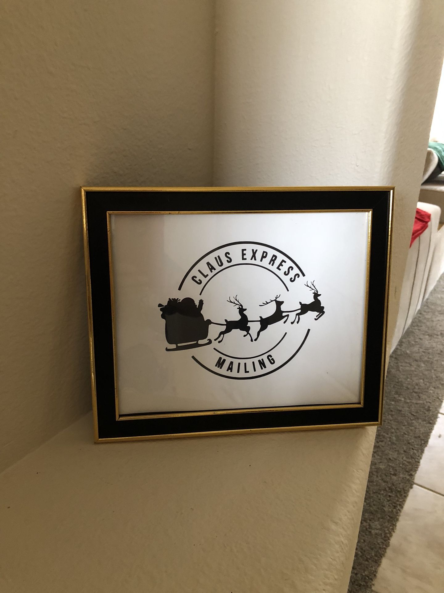 Santa Claus express 8 x 10 picture custom-made