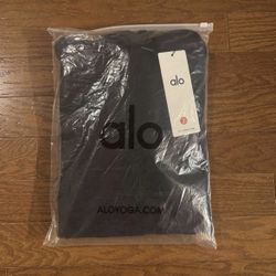 NEW ALO Yoga Black Hoodie Size Large Athleisure