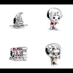 Harry Potter Lot Of 4 Charms
