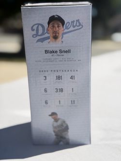 Blake Snell Dodgers bobble head