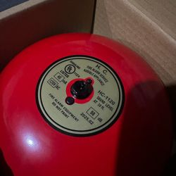 6" Fire Alarm Bells Brand New 