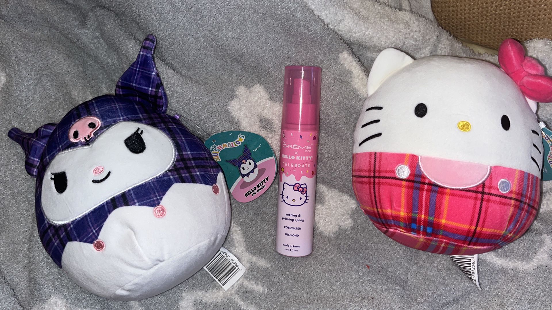 Hello Kitty Squish Kuromi And Setting Spray 